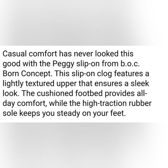 Very Gently Used b.o.c. Born Concept Peggy Slip-On Clog Sz 9.5 - Picture 13 of 15